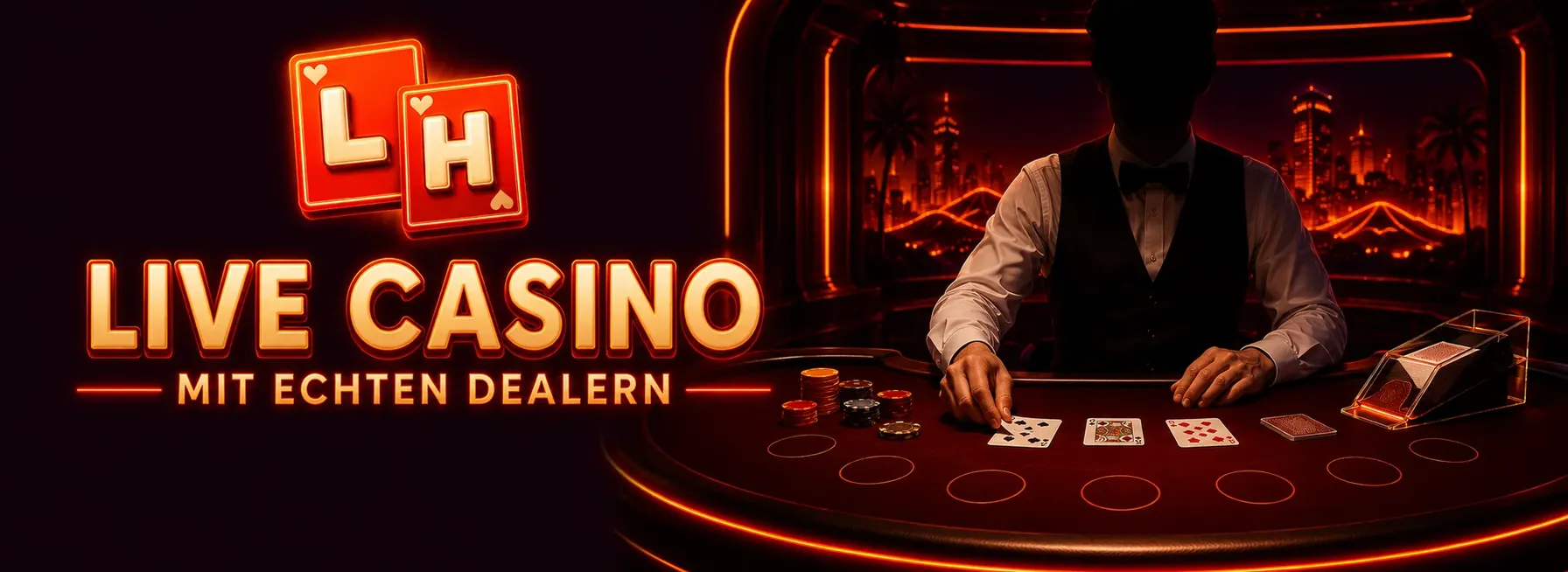 Lucky Hills Casino: Live-Casino mit exklusivem Baccarat-Tisch